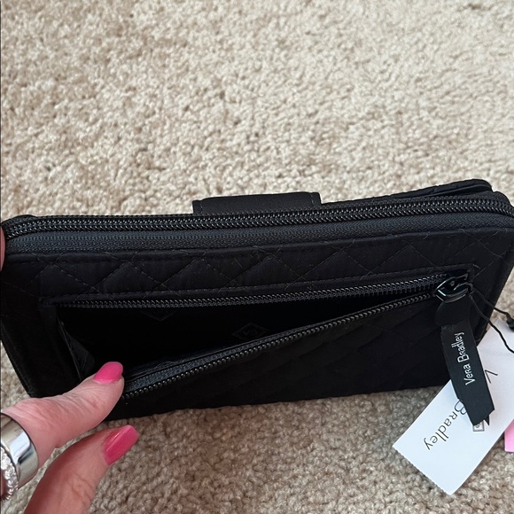 NWT Vera Bradley Nordic Multi Plaid Turnlock Wallet - Picture 4 of 12